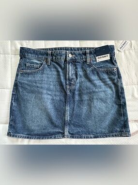 Old Navy Blue Denim Mini Skirt